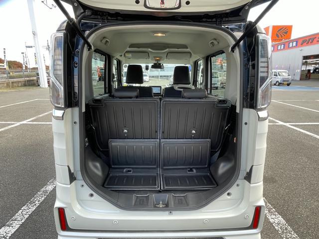 スペーシアカスタム ハイブリッドXSターボ 全方位モニター 8インチナビ スズキセーフティサポート LEDヘッドライト 両側パワースライドドア スリムサーキュレーター 前席シートヒーター リアロールサンシェード スマートキープッシュスタート(54枚目)