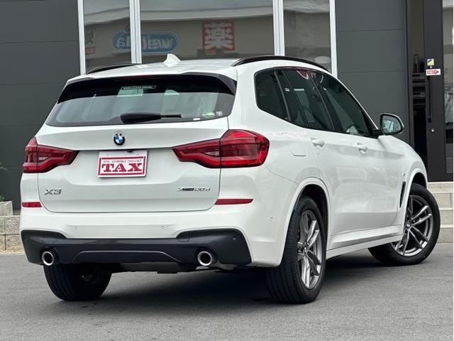 Ｘ３ ｘＤｒｉｖｅ　２０ｄ　Ｍスポーツ　サンルーフ　茶レザーシート　メーカーナビ　フルセグ　全方位カメラ　純正１９アルミ　Ｐバックドア　エアーシート　シートヒーター　Ｐシート　ＬＥＤヘッド　ミラー型ＥＴＣ　クルコン　革巻きステア　ＢＳＭ（3枚目）