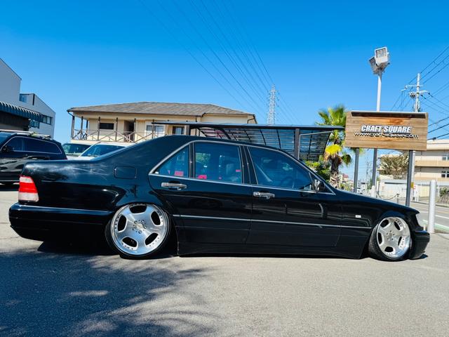 Sクラス S320 エアサス公認 WALDフルエアロ  WALDアルミホイール ディスプレーオーディオ(16枚目)