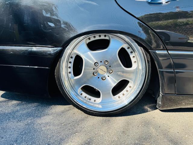 Sクラス S320 エアサス公認 WALDフルエアロ  WALDアルミホイール ディスプレーオーディオ(57枚目)