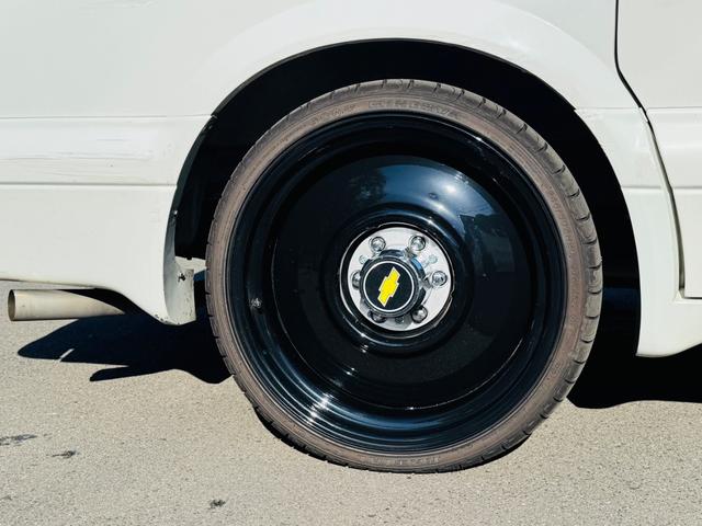 シボレーアストロ LS 2004年モデル 20インチスチールホイール ローダウン フルフラットシート(25枚目)