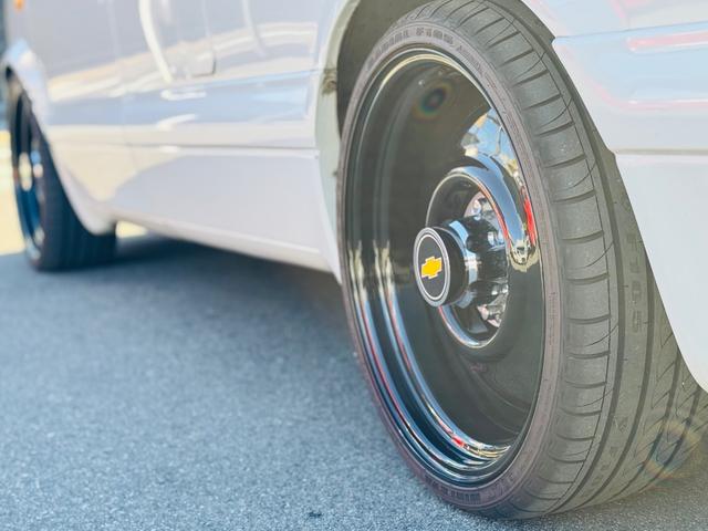 シボレーアストロ LS 2004年モデル 20インチスチールホイール ローダウン フルフラットシート(64枚目)