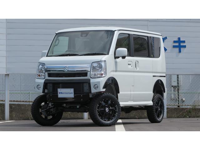 スズキ エブリイワゴンｊｐターボ ハイスタイル５インチｕｐ ハーフバンパー仕様 専用ｌｅｄテールランプの中古車 車体価格244万円 新車年式 走行 キロ 車体色パールｉｉｉ 兵庫県三木市大村１０８９ 三木スズキ エムクライムの在庫 グーネット中古車