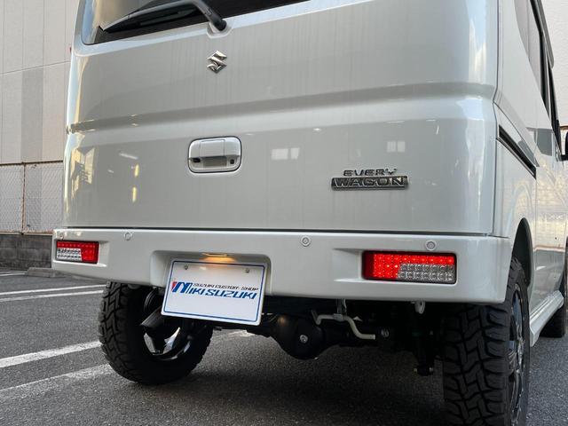 PZターボスペシャル ハイルーフ 三木スズキカスタム EXCITEGEAR 1インチリフトアップ オリジナルアルミMK56 TOYOオープンカントリー ハーフエアロ シーケンシャルLEDテールランプ オートステップ(14枚目)