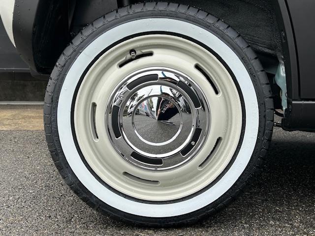 ハスラー ハイブリッドＧ　ダムド　カラビナフェイスチェンジキット　　ホワイトリボンタイヤ　ＤＥＡＮクロスカントリー　１インチリフトアップ　シートカバー（クラシック　ブラウン）　ＤＡＭＤ　２トーン　ＬＥＤヘッドライト（29枚目）