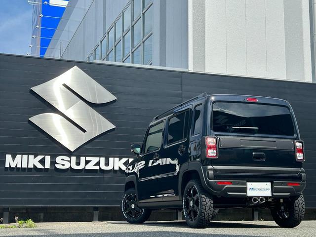 ハスラー タフワイルド　特別仕様車　タフワイルド　三木スズキオリジナル　ＢＫスタイル仕様　全方位バックカメラ付き９インチメモリーナビゲーション　リフトアップ＆オープンカントリーホワイトレタータイヤ＆ＭＫ５６ブラックホイール（34枚目）
