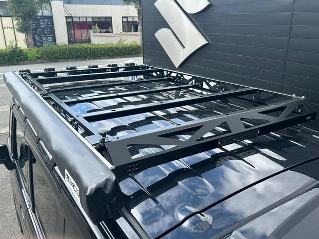 スペーシアカスタム ハイブリッドＸＳ　全方位カメラ付き９インチメモリーナビ車　ＢＫスタイルコンプリートカー　メッキ部一式ラプター塗装　ＴＯＹＯタイヤ　ＭＫ５６ブラック　１５インチホイール　ルーフラック　ＩＰＦワークランプ　サイドオーニング（22枚目）