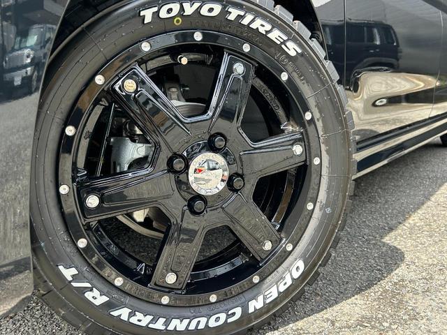 スペーシアカスタム ハイブリッドＸＳ　全方位カメラ付き９インチメモリーナビ車　ＢＫスタイルコンプリートカー　メッキ部一式ラプター塗装　ＴＯＹＯタイヤ　ＭＫ５６ブラック　１５インチホイール　ルーフラック　ＩＰＦワークランプ　サイドオーニング（27枚目）