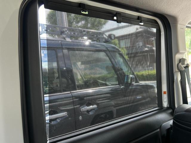 スペーシアカスタム ハイブリッドＸＳ　全方位カメラ付き９インチメモリーナビ車　ＢＫスタイルコンプリートカー　メッキ部一式ラプター塗装　ＴＯＹＯタイヤ　ＭＫ５６ブラック　１５インチホイール　ルーフラック　ＩＰＦワークランプ　サイドオーニング（46枚目）