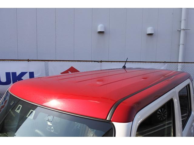 ハスラー G 三木スズキオリジナル赤×白2トーン 1インチリフトアップ MK56ブラックホイール TOYOオープンカントリー 前後バンパーブラック塗装 ロアガーニッシュブラック塗装 復刻版エンブレム(11枚目)