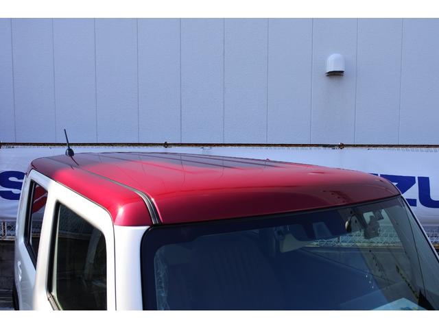 ハスラー G 三木スズキオリジナル赤×白2トーン 1インチリフトアップ MK56ブラックホイール TOYOオープンカントリー 前後バンパーブラック塗装 ロアガーニッシュブラック塗装 復刻版エンブレム(20枚目)