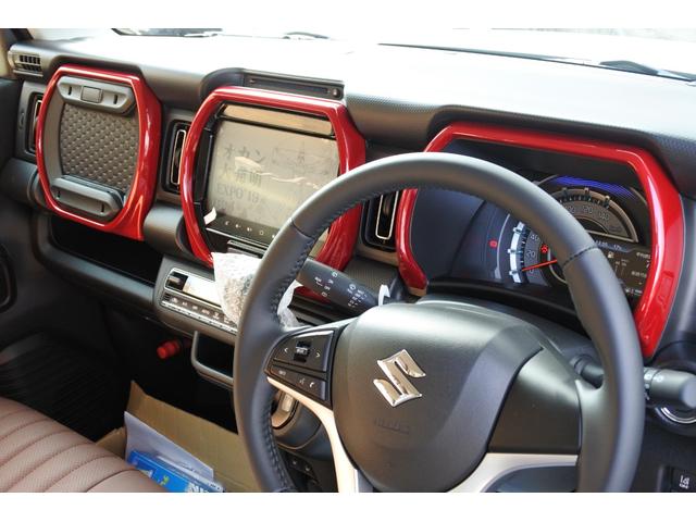 ハスラー G 三木スズキオリジナル赤×白2トーン 1インチリフトアップ MK56ブラックホイール TOYOオープンカントリー 前後バンパーブラック塗装 ロアガーニッシュブラック塗装 復刻版エンブレム(36枚目)