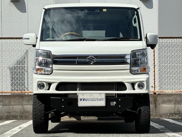 エブリイワゴン ＰＺターボスペシャル　４ＷＤ　プラスライン製ハーフバンパー　エアロキット　ショートバンパー　ＬＥＤテールランプ　１インチリフトアップキット　１５インチアルミホイール　ＴＯＹＯ　オープンカントリーＲＴタイヤ　シートカバー（5枚目）