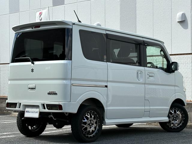 エブリイワゴン ＰＺターボスペシャル　４ＷＤ　プラスライン製ハーフバンパー　エアロキット　ショートバンパー　ＬＥＤテールランプ　１インチリフトアップキット　１５インチアルミホイール　ＴＯＹＯ　オープンカントリーＲＴタイヤ　シートカバー（12枚目）