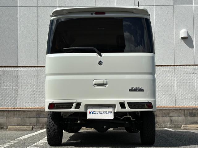エブリイワゴン ＰＺターボスペシャル　４ＷＤ　プラスライン製ハーフバンパー　エアロキット　ショートバンパー　ＬＥＤテールランプ　１インチリフトアップキット　１５インチアルミホイール　ＴＯＹＯ　オープンカントリーＲＴタイヤ　シートカバー（16枚目）