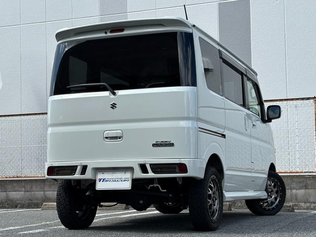 エブリイワゴン ＰＺターボスペシャル　４ＷＤ　プラスライン製ハーフバンパー　エアロキット　ショートバンパー　ＬＥＤテールランプ　１インチリフトアップキット　１５インチアルミホイール　ＴＯＹＯ　オープンカントリーＲＴタイヤ　シートカバー（17枚目）