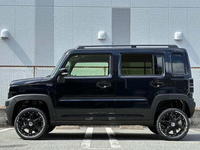 ハスラー タフワイルド　４ＷＤ　タフワイルド　三木スズキオリジナル　ＢＫスタイル仕様　８インチフルセグナビ　バックカメラ　ＥＴＣ　リフトアップ＆オープンカントリーホワイトレタータイヤ＆ＭＫ５６ブラックホイール（3枚目）