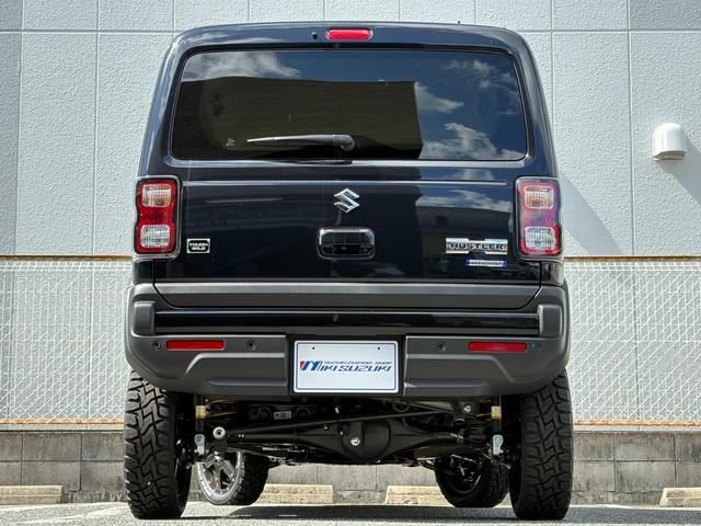 ハスラー タフワイルド　４ＷＤ　タフワイルド　三木スズキオリジナル　ＢＫスタイル仕様　８インチフルセグナビ　バックカメラ　ＥＴＣ　リフトアップ＆オープンカントリーホワイトレタータイヤ＆ＭＫ５６ブラックホイール（4枚目）