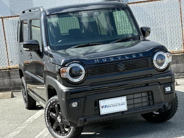 ハスラー タフワイルド　４ＷＤ　タフワイルド　三木スズキオリジナル　ＢＫスタイル仕様　８インチフルセグナビ　バックカメラ　ＥＴＣ　リフトアップ＆オープンカントリーホワイトレタータイヤ＆ＭＫ５６ブラックホイール（24枚目）