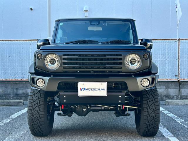 ジムニーシエラ JC リフトアップ 社外前後バンパー BRIDEユーロスターシート左右 フルセグナビゲーション オフロードタイヤ RAYS16インチアルミホイール ECU書換レギュラー仕様 バックカメラ ETC車載器(17枚目)