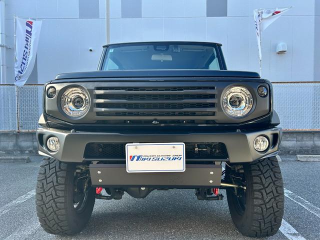 ジムニーシエラ JC リフトアップ 社外前後バンパー BRIDEユーロスターシート左右 フルセグナビゲーション オフロードタイヤ RAYS16インチアルミホイール ECU書換レギュラー仕様 バックカメラ ETC車載器(19枚目)