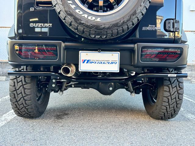 ジムニーシエラ JC リフトアップ 社外前後バンパー BRIDEユーロスターシート左右 フルセグナビゲーション オフロードタイヤ RAYS16インチアルミホイール ECU書換レギュラー仕様 バックカメラ ETC車載器(32枚目)