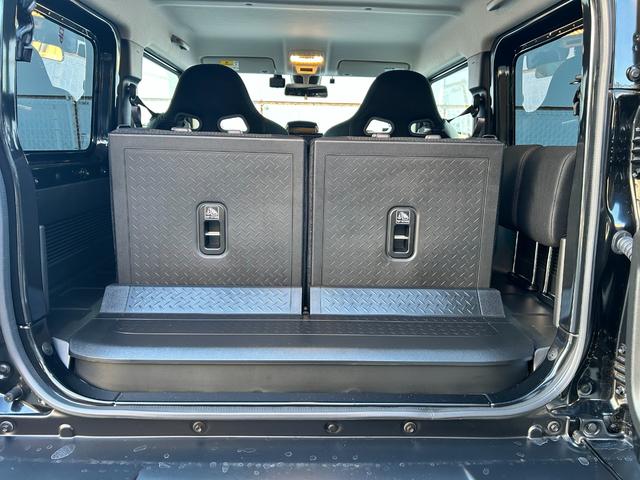 ジムニーシエラ JC リフトアップ 社外前後バンパー BRIDEユーロスターシート左右 フルセグナビゲーション オフロードタイヤ RAYS16インチアルミホイール ECU書換レギュラー仕様 バックカメラ ETC車載器(64枚目)