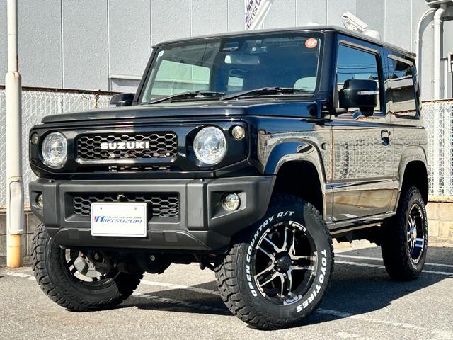 ジムニー XC BKスタイル3インチリフトアップキットTOYOオープンカントリーRTタイヤ 社外アルミホイール SUZUKIブラックグリル LEDフロント&サイド&テールランプ ALPINEアルパインBIGX8型ナビ(10枚目)