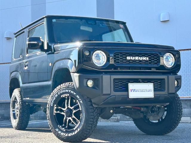 ジムニー XC BKスタイル3インチリフトアップキットTOYOオープンカントリーRTタイヤ 社外アルミホイール SUZUKIブラックグリル LEDフロント&サイド&テールランプ ALPINEアルパインBIGX8型ナビ(12枚目)