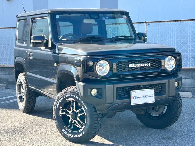 ジムニー XC BKスタイル3インチリフトアップキットTOYOオープンカントリーRTタイヤ 社外アルミホイール SUZUKIブラックグリル LEDフロント&サイド&テールランプ ALPINEアルパインBIGX8型ナビ(13枚目)