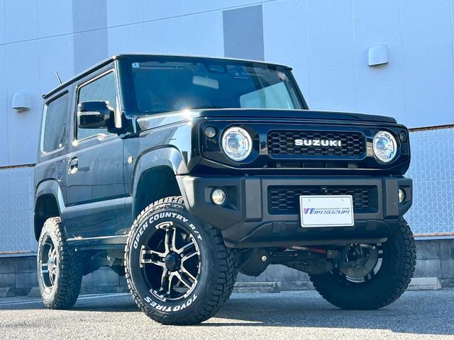 ジムニー XC BKスタイル3インチリフトアップキットTOYOオープンカントリーRTタイヤ 社外アルミホイール SUZUKIブラックグリル LEDフロント&サイド&テールランプ ALPINEアルパインBIGX8型ナビ(15枚目)