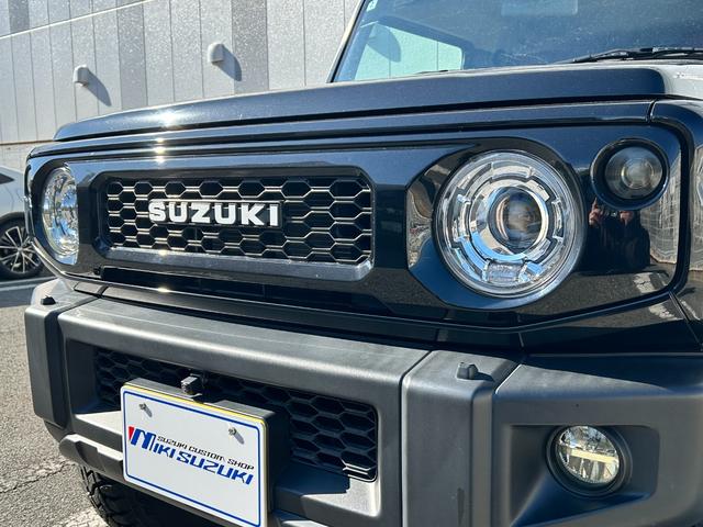 ジムニー XC BKスタイル3インチリフトアップキットTOYOオープンカントリーRTタイヤ 社外アルミホイール SUZUKIブラックグリル LEDフロント&サイド&テールランプ ALPINEアルパインBIGX8型ナビ(22枚目)