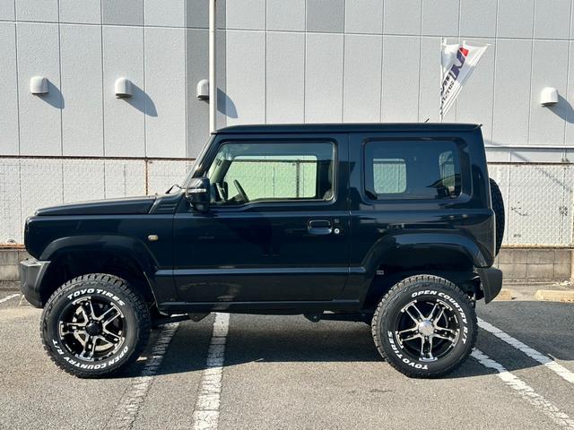 ジムニー XC BKスタイル3インチリフトアップキットTOYOオープンカントリーRTタイヤ 社外アルミホイール SUZUKIブラックグリル LEDフロント&サイド&テールランプ ALPINEアルパインBIGX8型ナビ(23枚目)