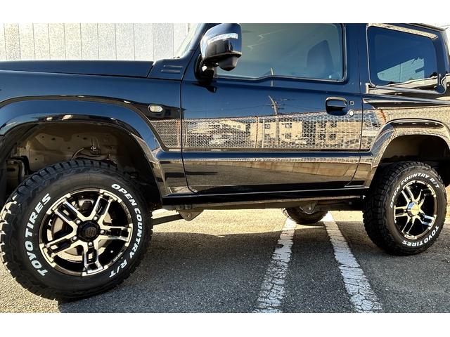 ジムニー XC BKスタイル3インチリフトアップキットTOYOオープンカントリーRTタイヤ 社外アルミホイール SUZUKIブラックグリル LEDフロント&サイド&テールランプ ALPINEアルパインBIGX8型ナビ(62枚目)