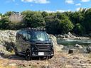 ハイブリッドＸＳ　全方位カメラ付き９インチメモリーナビ車　ＢＫスタイルコンプリートカー　メッキ部一式ラプター塗装　ＴＯＹＯタイヤ　ＭＫ５６ブラック　１５インチホイール　ルーフラック　ＩＰＦワークランプ　サイドオーニング（59枚目）