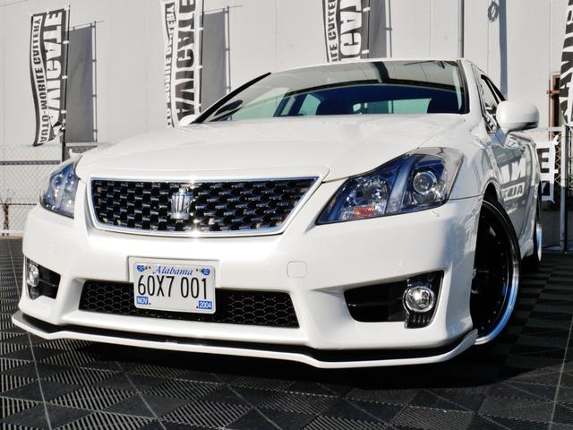 クラウン トヨタ アスリート 新品ｔｅｉｎ車高調 新品２０アルミホイール 新品タイヤ 新品シルクブレイズリップスポイラーツートン塗分け ナビ ｔｖ バックカメラ カスタム 大阪府 アスリート 新品ｔｅｉｎ車高調 新品２０アルミホイール 新品タイヤ 新品シルク