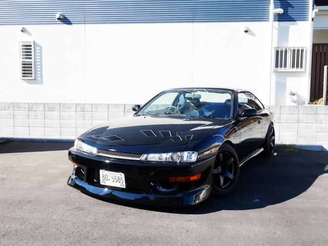 シルビア Ｋ’ｓ　社外エアロ　ローダウン　社外アルミホイール　純正５速　社外マフラー（2枚目）