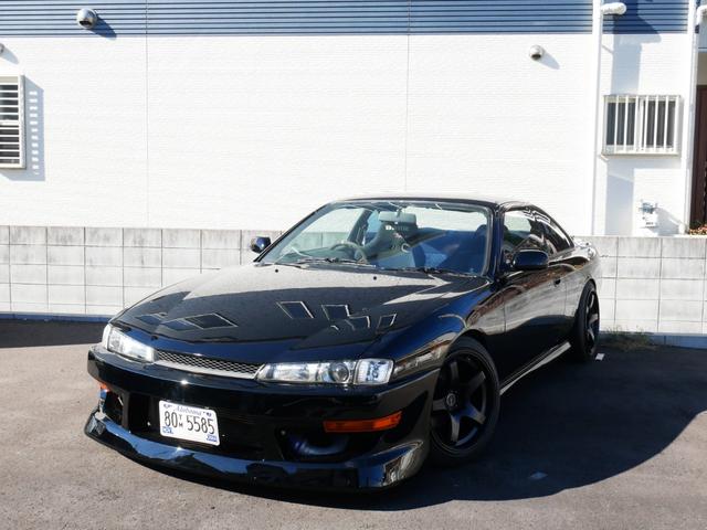 シルビア Ｋ’ｓ　社外エアロ　ローダウン　社外アルミホイール　純正５速　社外マフラー（3枚目）