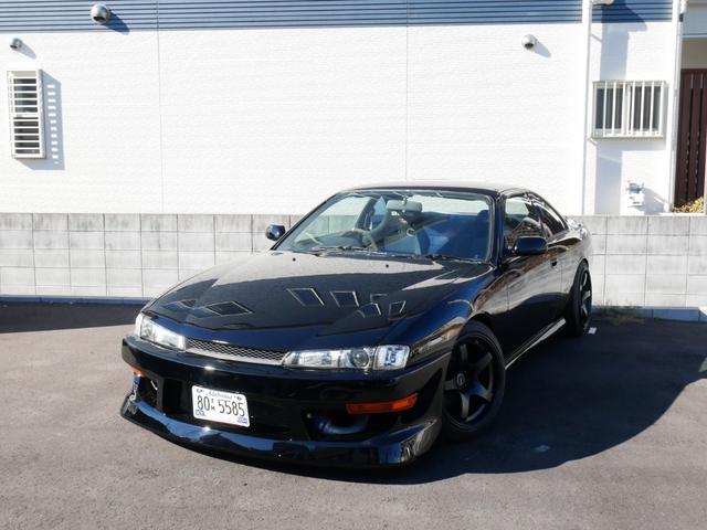 シルビア Ｋ’ｓ　社外エアロ　ローダウン　社外アルミホイール　純正５速　社外マフラー（4枚目）