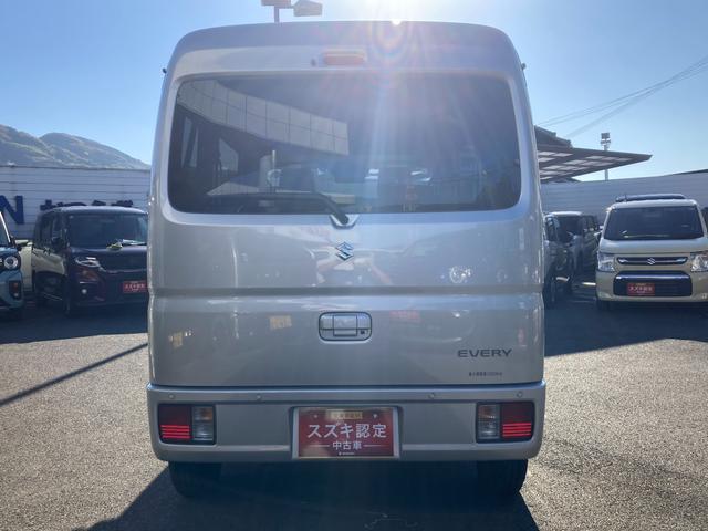 エブリイ JOINターボ 6型 デモカー使用 前後衝突軽減B 4WD デュアルカメラブレーキサポート(前後衝突軽減ブレーキ) パートタイム4WD LEDヘッドライト スマートキー キーレスプッシュスタート オートライト 電動格納式リモコンドアミラー シートヒーター(15枚目)