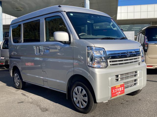 エブリイ JOINターボ 6型 デモカー使用 前後衝突軽減B 4WD デュアルカメラブレーキサポート(前後衝突軽減ブレーキ) パートタイム4WD LEDヘッドライト スマートキー キーレスプッシュスタート オートライト 電動格納式リモコンドアミラー シートヒーター(52枚目)