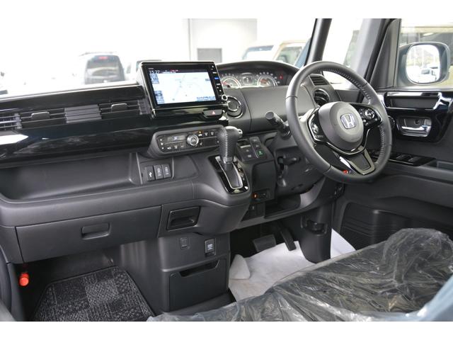 Lターボ - 新車 - 8型ホンダ純正N-BOX専用プレミアムインターナビ&舵角対応リヤワイドカメラ(3ビュー切り替え)&ETC車載器&フロアマット付(3枚目)
