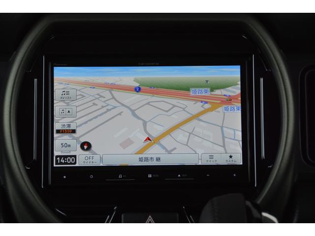 ハスラー タフワイルド　－新車－２トーンカラー仕様車　８型大画面ナビ＆フルセグＴＶ＆ＡｐｐｌｅＣａｒＰｌａｙ／ＡｎｄｒｏｉｄＡｕｔｏ対応＆ＣＤ・ＤＶＤ・ＳＤ再生＆ＵＳＢ・Ｂｌｕｅｔｏｏｔｈ接続＆バックカメラ＆ＥＴＣ＆マット付（4枚目）
