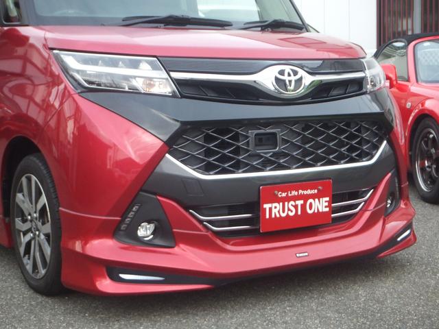 タンク カスタムＧ－Ｔ　ターボ・１オーナー禁煙車・トヨタ記録簿６枚・モデリスタエアロ・純正９型ナビ・フルセグＴＶ・ブルートゥース・ＥＴＣ・両側電動スライドドア・シートヒーター・シートカバー・衝突軽減ブレーキ・車線逸脱警報機能（12枚目）