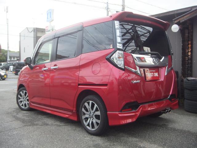 タンク カスタムＧ－Ｔ　ターボ・１オーナー禁煙車・トヨタ記録簿６枚・モデリスタエアロ・純正９型ナビ・フルセグＴＶ・ブルートゥース・ＥＴＣ・両側電動スライドドア・シートヒーター・シートカバー・衝突軽減ブレーキ・車線逸脱警報機能（28枚目）