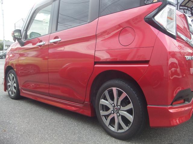 タンク カスタムＧ－Ｔ　ターボ・１オーナー禁煙車・トヨタ記録簿６枚・モデリスタエアロ・純正９型ナビ・フルセグＴＶ・ブルートゥース・ＥＴＣ・両側電動スライドドア・シートヒーター・シートカバー・衝突軽減ブレーキ・車線逸脱警報機能（34枚目）