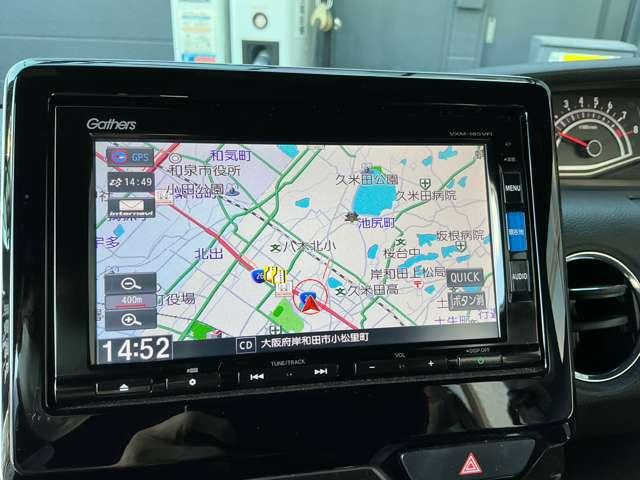Ｎ－ＢＯＸカスタム Ｇ・ＥＸホンダセンシング　メモリーナビ（ＶＸＭー１８５ＶＦｉ）＆フルセグ＆バックモニター＆ＥＴＣ＆ドラレコ＆左側オートスライドドドア（4枚目）