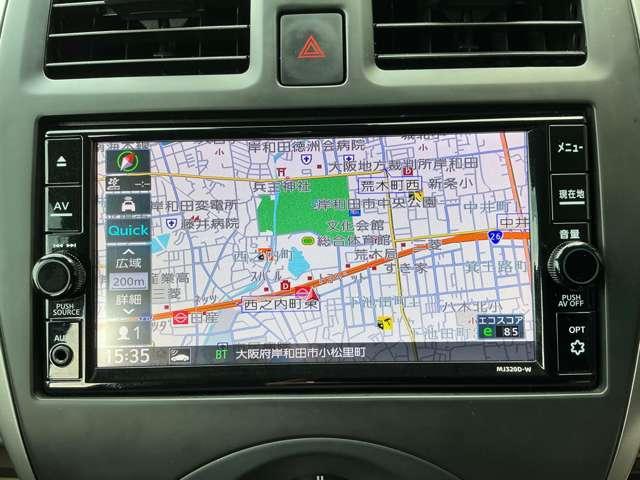 マーチ S メモリーナビ(MJ320D-W)&フルセグ&ETC&ワンオーナー(4枚目)