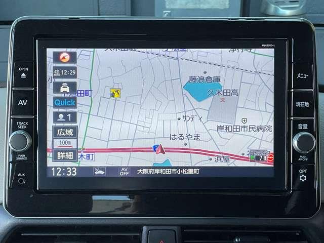 ルークス ６６０　Ｘ　メモリーナビ＆フルセグ　アラモニ　前後衝突軽減ブレーキ　ワンオーナー車　車線逸脱防止　ＥＴＣ　スマートキー　キーフリー　ドライブレコーダー　ｉ－ｓｔｏｐ　フルオートエアコン　パワーウインドウ　バックカメラ　盗難防止　ＡＢＳ（4枚目）