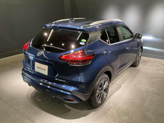 キックス １．２　Ｘ　（ｅ－ＰＯＷＥＲ）　メモリーナビ＆フルセグ＆前後ドラレコ　ナビ＆ＴＶ　ワンオ－ナ－車　追従クルコン　スマートキー　ＬＥＤヘッド　レーンアシスト　パワーステアリング　盗難防止システム　ドライブレコーダー　ＥＴＣ　メモリーナビ　サイドエアバッグ　アルミ　ＡＡＣ（2枚目）